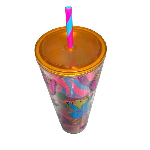 Starbucks 2023 Pride Venti 24oz Tumbler Tim Singleton Rainbow Artwork NWT - Picture 4 of 7